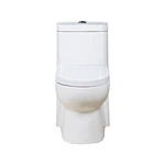 One piece ceramic Sanitary ware Wash down S trap 250mm P trap 180mm soft closing High pressure