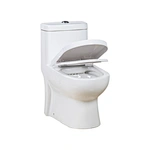 One piece ceramic Sanitary ware Wash down S trap 250mm P trap 180mm soft closing High pressure